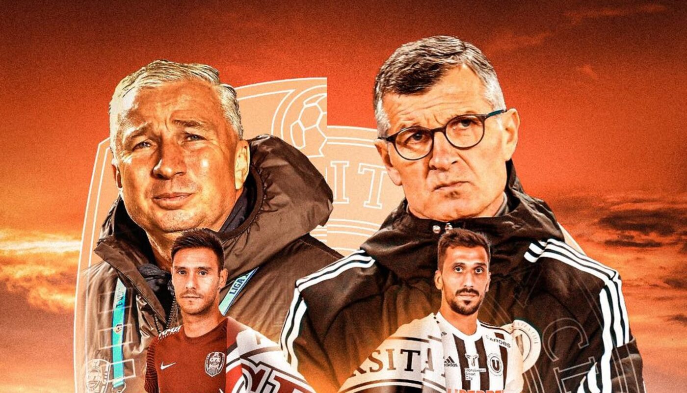 Derby-ul CFR – U Cluj, incursiune în flancul drept al naționalei. Dan Petrescu vs. Neluțu Sabău, o prietenie de 35 de ani: „Nu vreau să stric această relație”