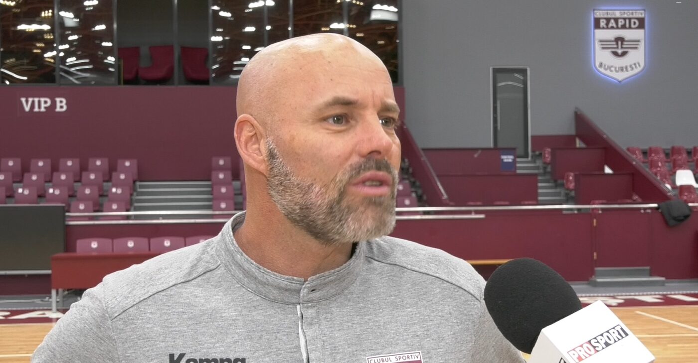 Danezul Kim Rasmussen știe că era este marea calitate a Rapidului în Liga Campionilor!. „Jucăm foarte rapid”. De ce crede că a crescut Liga Florilor | VIDEO EXCLUSIV