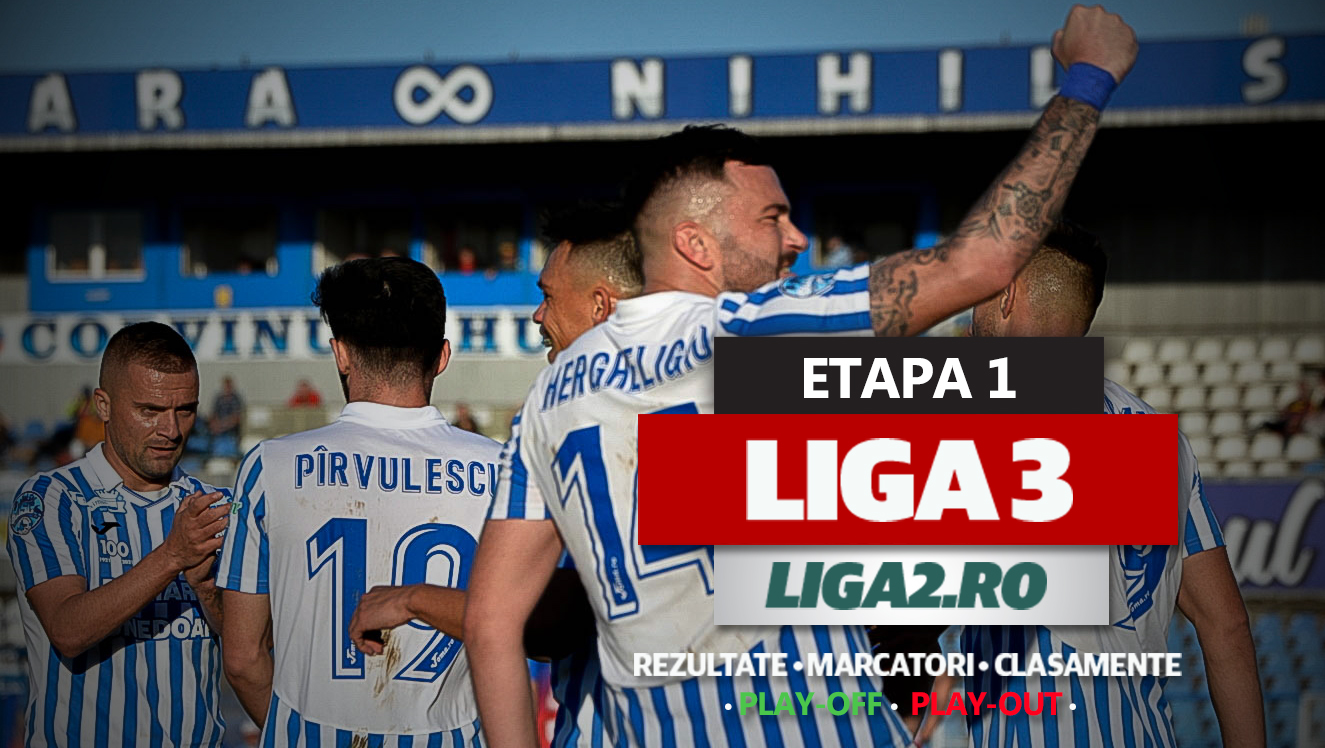 Liga 3 | Start în play-off și play-out. Corvinul, FC Bihor, Sporting Roşiori, CS Afumați, Metalul Buzău sau CS Tunari, start ca din tun către barajele de promovare. Foresta era să piardă acasă cu Ceahlăul