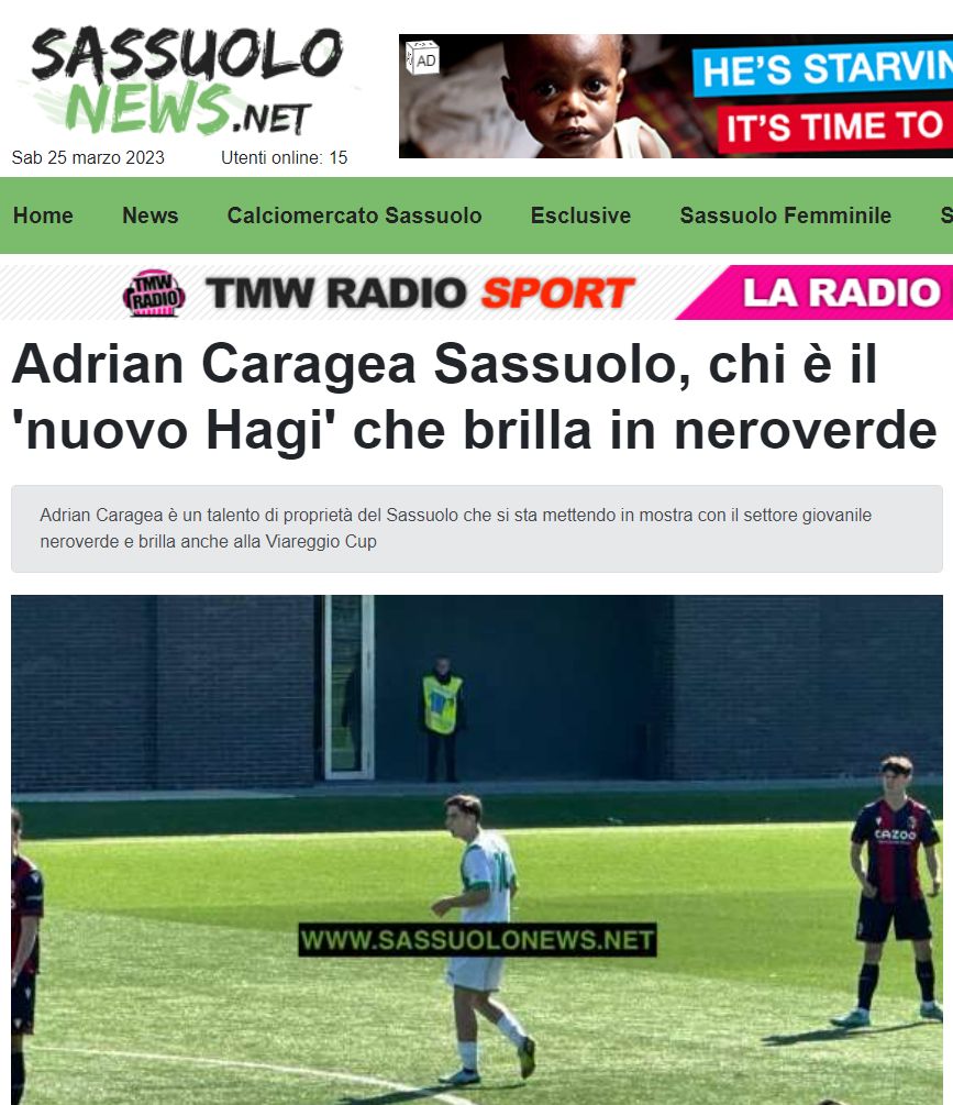 Adrian Caragea, comparat cu Gică Hagi