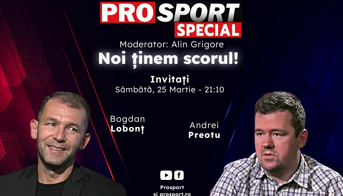 Comentăm împreună la ProSport Special debutul naționalei în preliminariile EURO 2024! Analizăm Andorra – România alături de Bogdan Lobonț și Andrei Preotu