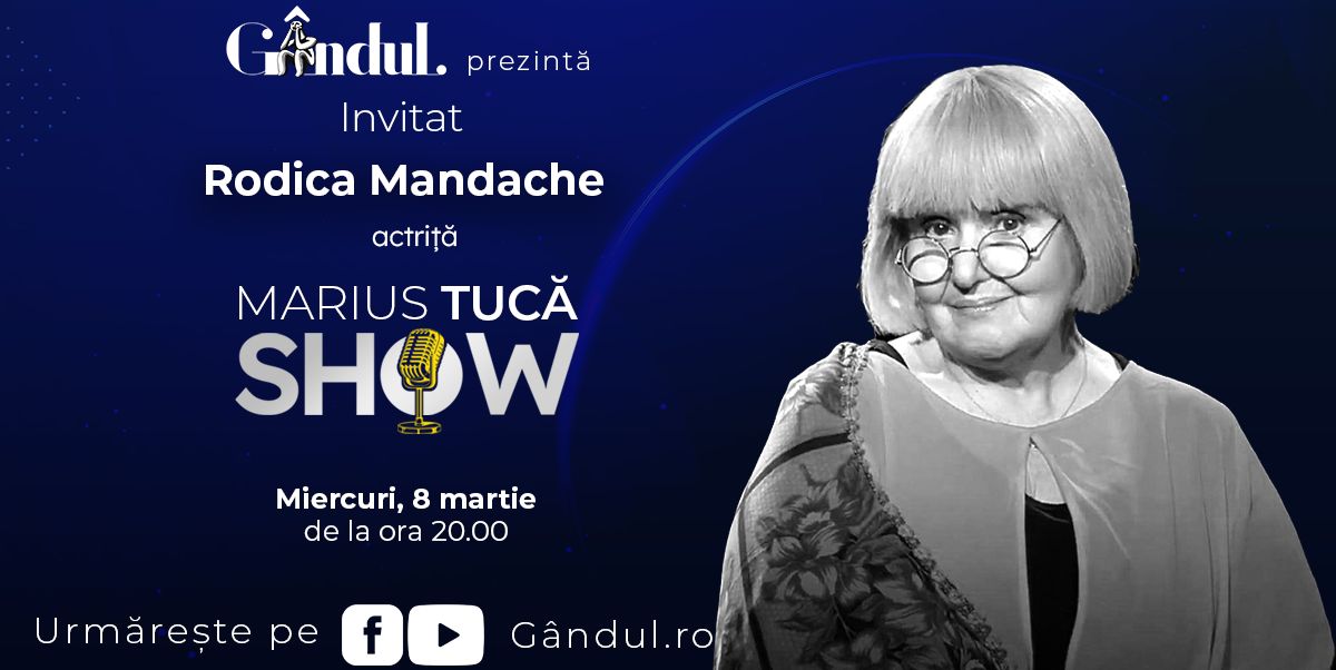 Marius Tucă Show începe miercuri, 8 martie, de la ora 20.00, live pe gândul.ro