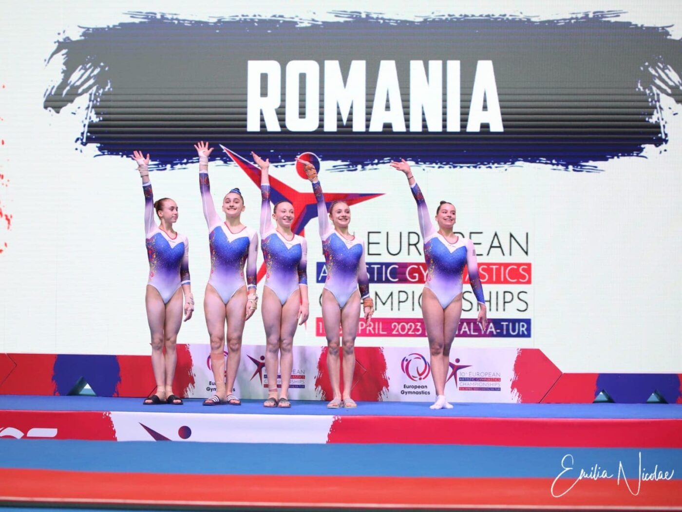 Echipa de gimnastică feminină a României a ratat la mustață podiumul la Campionatul European din Antalya, dar s-a calificat la Mondial