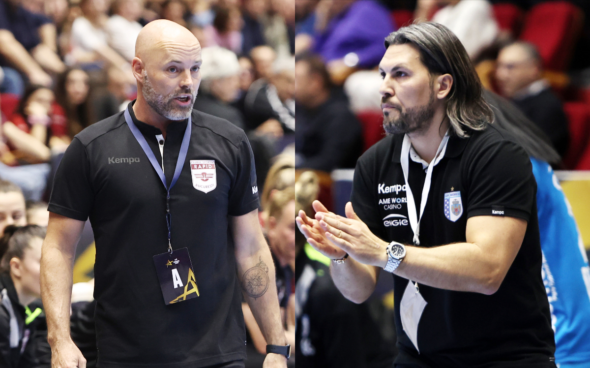 Adi Vasile o ajută pe rivala Rapid înaintea sferturilor de finală ale Ligii Campionilor! De ce s-a întâlnit antrenorul lui CSM București cu Kim Rasmussen. „Există un mare respect!”