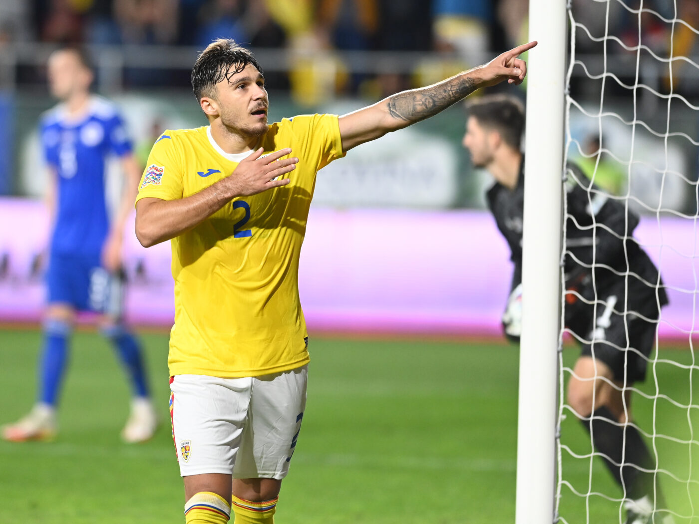 11 meciuri a jucat Andrei Rațiu în tricoul naționalei României, pentru care a marcat și un gol