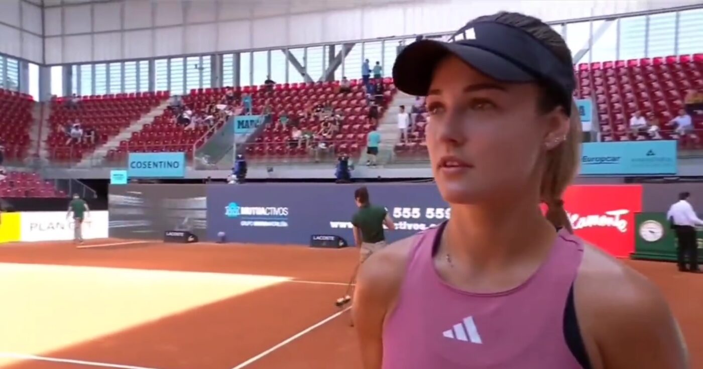 A produs șocul zilei la Madrid, dar a făcut o glumă la care nu a râs nimeni! Ce a spus rusoaica Anna Kalinskaya după ce a învins-o pe Elena Rybakina: „Și eu sunt bună!” VIDEO