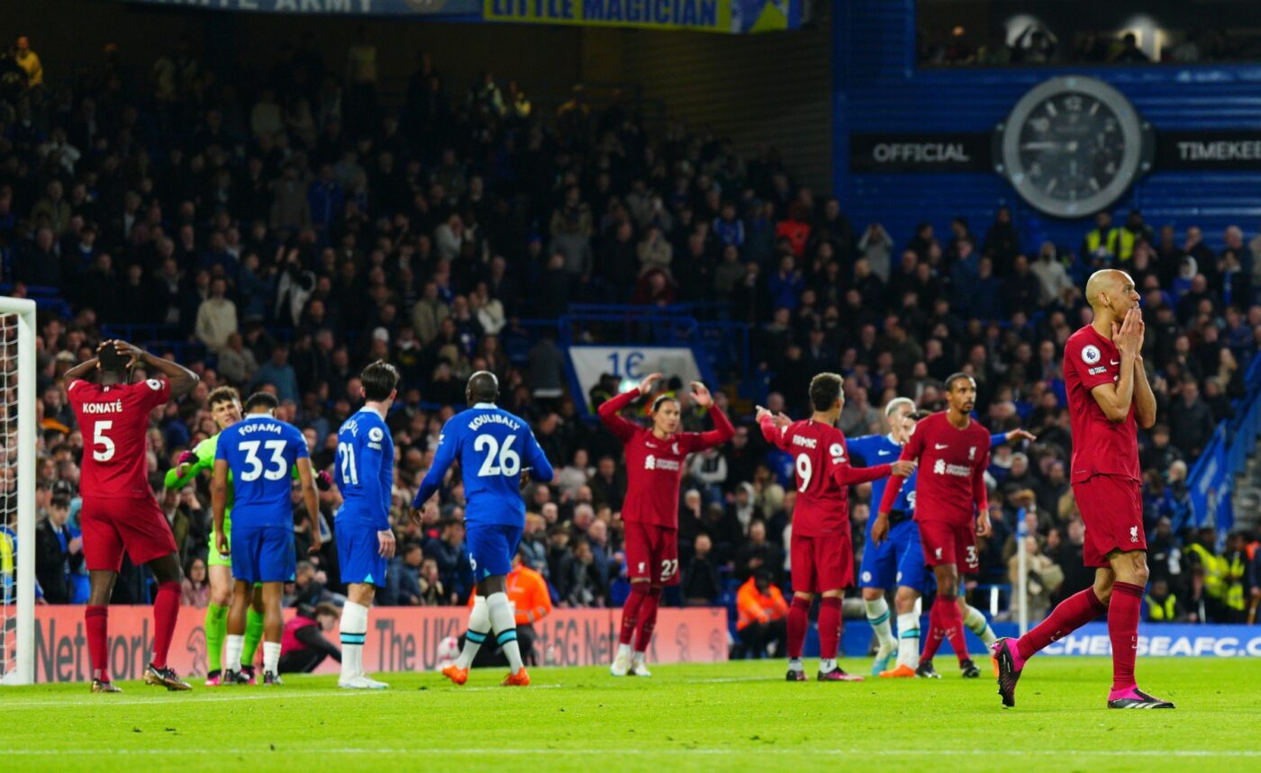 Liverpool a făcut doar un 0-0 în deplasare cu Chelsea și a rămas pe locul 8 în Premier League. Sursă foto: Profimedia