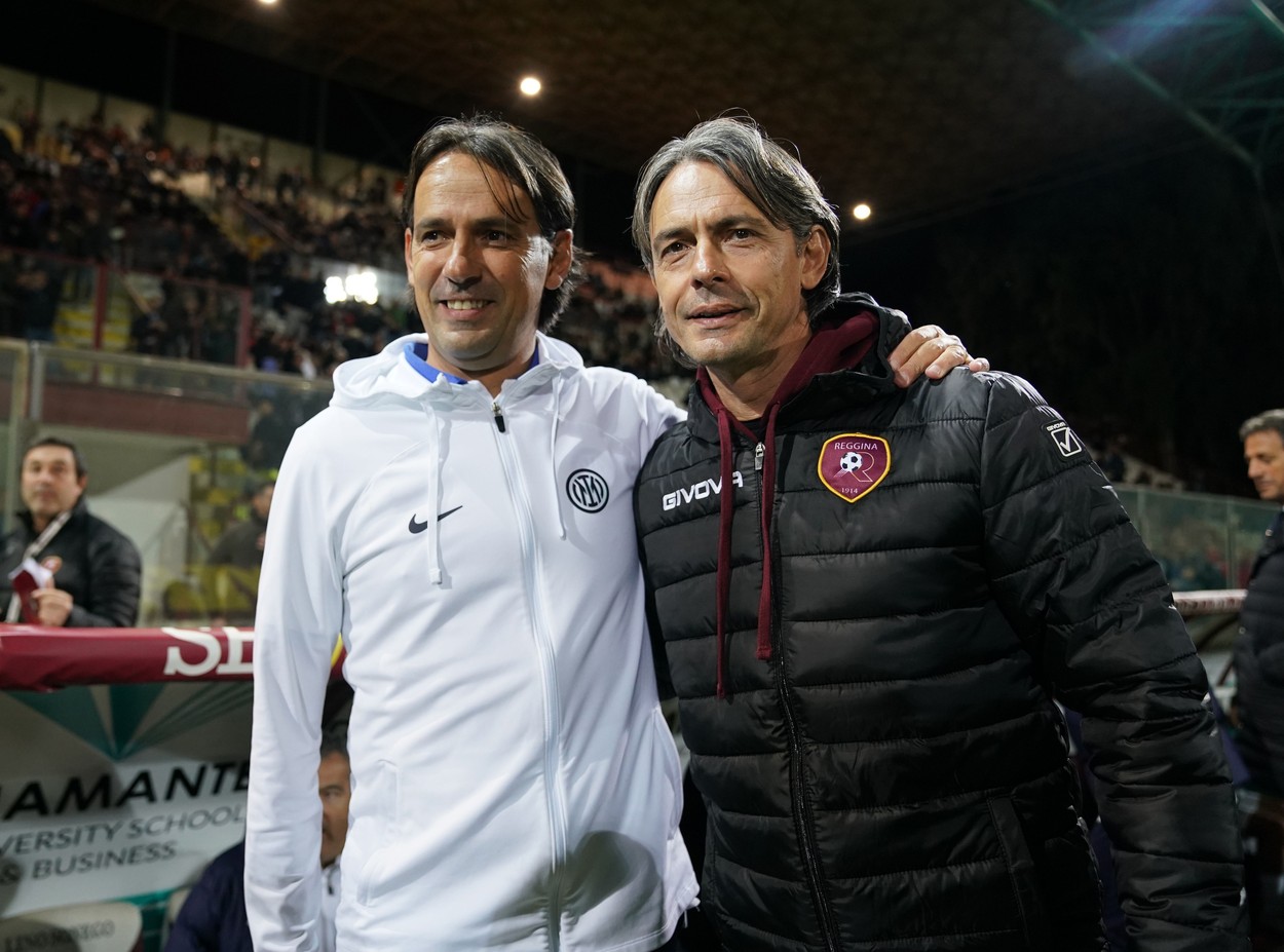 Frate, frate, dar fotbalul e pe orgolii! Pippo Inzaghi ține tot cu AC Milan în derby-ul cu Inter, echipa antrenată de Simone, din Liga Campionilor