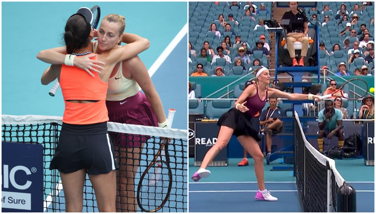 Petra Kvitova, acuzată că a trișat la Miami! Campioana care a eliminat-o pe Sorana Cîrstea, surprinsă în fapt de camerele de filmat | FOTO & VIDEO
