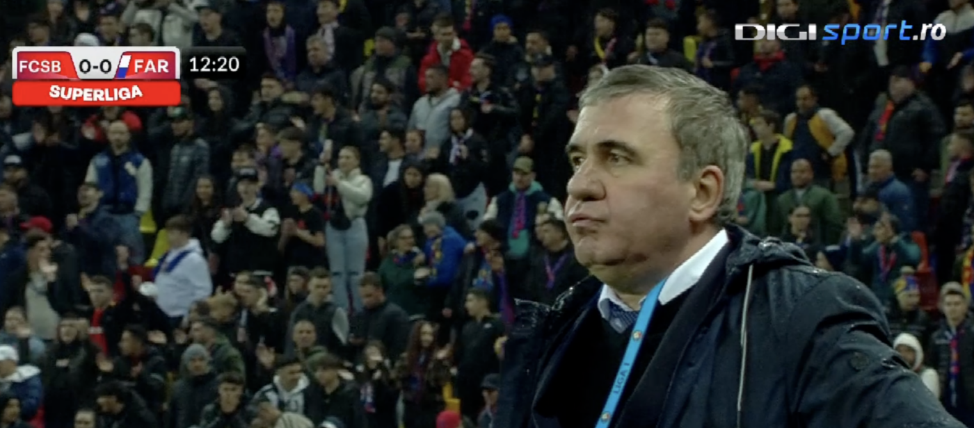 Farul joacă „fotbal-șampanie” pe Arena Națională! Fază incredibilă reușită de dobrogeni, finalizată cu o ratare imensă din 6 metri! Gică Hagi, șocat la marginea terenului | VIDEO