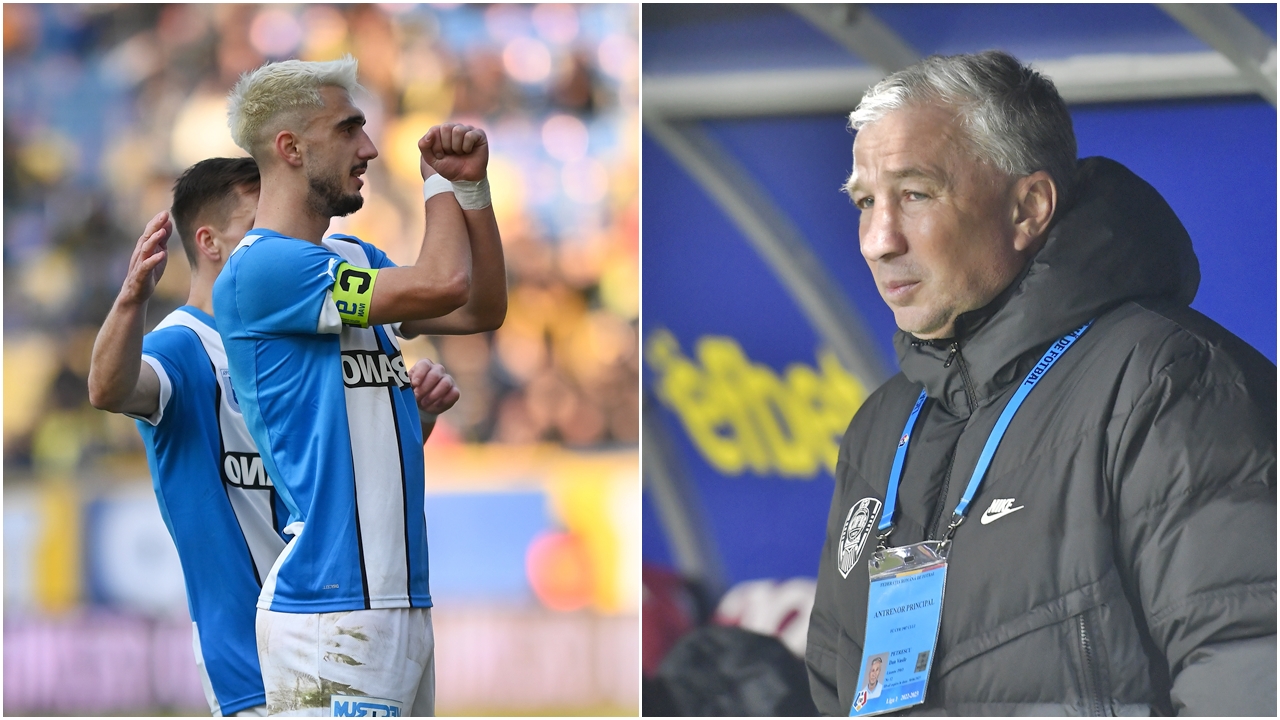 Andrei Ivan, replică acidă după ce Dan Petrescu a dat de înțeles că se teme de olteni înaintea meciului Universitatea Craiova – CFR Cluj: „Cu toții ne-au luat frica, nu dar el!”