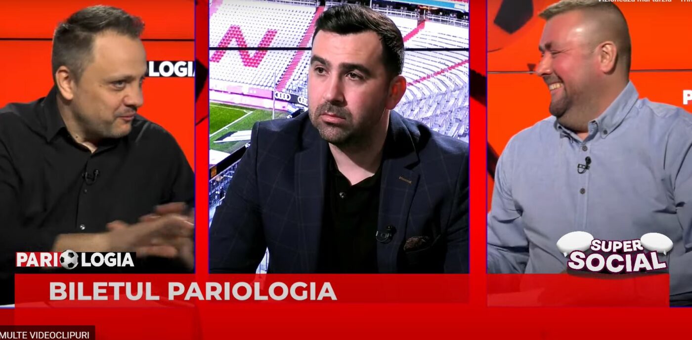 Biletul de România, întocmit de Dacian Varga în cadrul emisiunii Pariologia, propune meciuri din Superliga și Liga 2. Selecția vă poate aduce câștiguri de peste 4.500 de lei cu numai 40 de lei mizați | VIDEO PARIOLOGIA