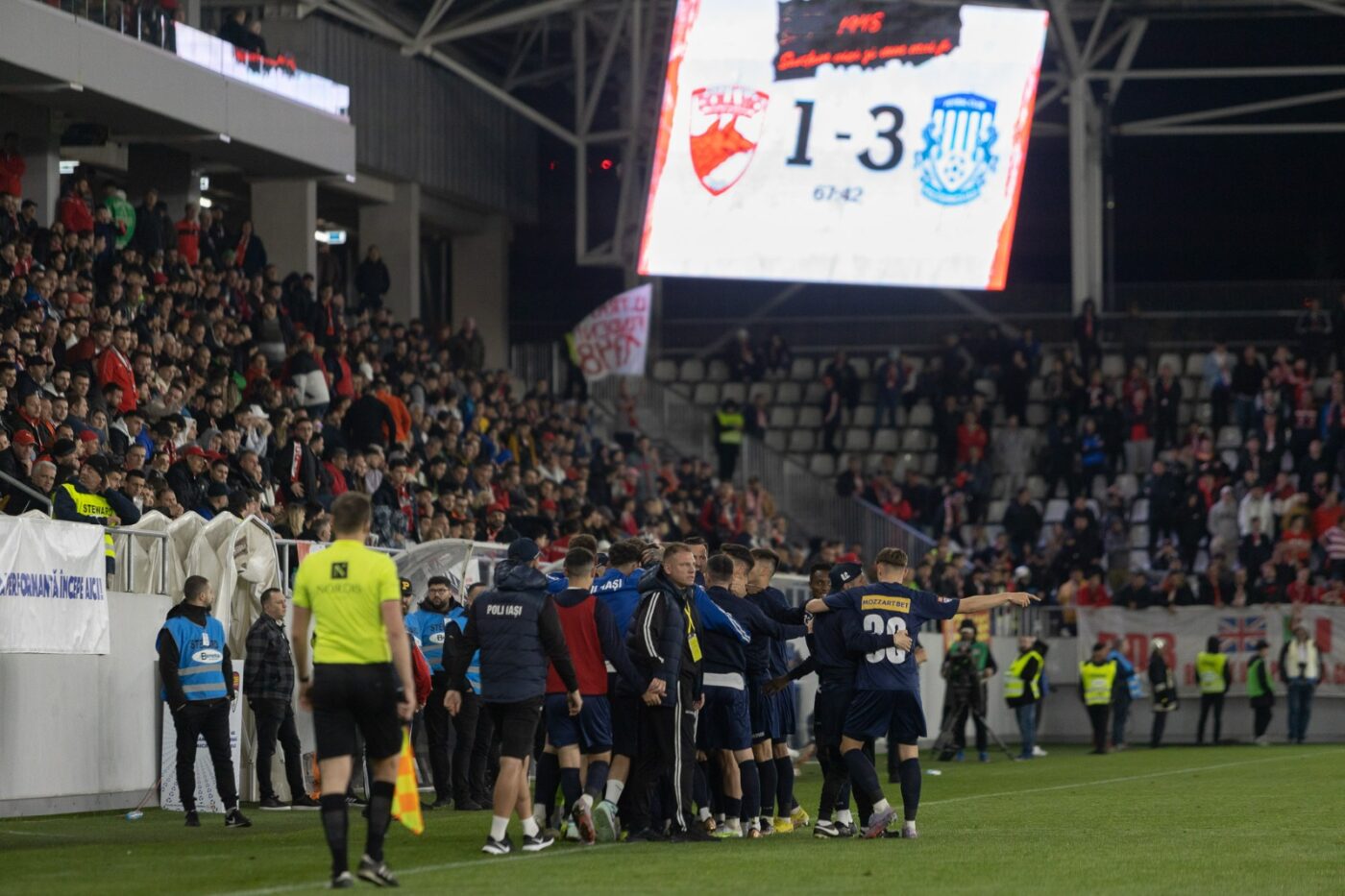 Poli Iași și-a arătat forța cu Dinamo. Cornel Șfaițer, un președinte mândru: ”După egalare am făcut un meci bun, minute extraordinare”