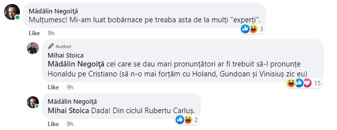 Mihai Stoica, dezbatere pe tema „cum se pronunță numele lui Haaland”