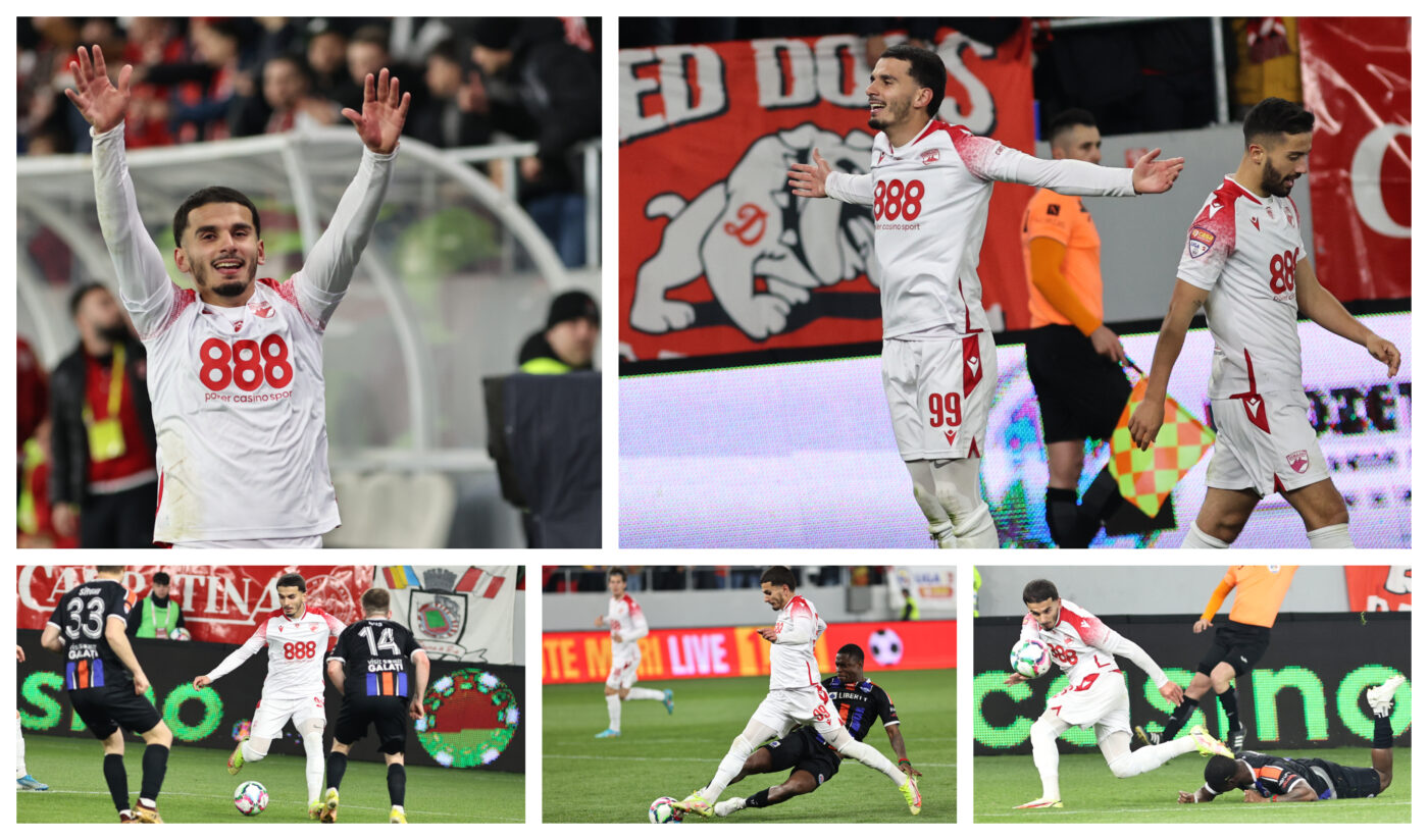 Lamine Ghezali, omul partidei Dinamo – SC Oțelul, uimit de fani: ”Nu contează unde jucăm, sunt incredibili.” Reacția lui Ahmed Bani și analiza individuală a lui Ovidiu Burcă