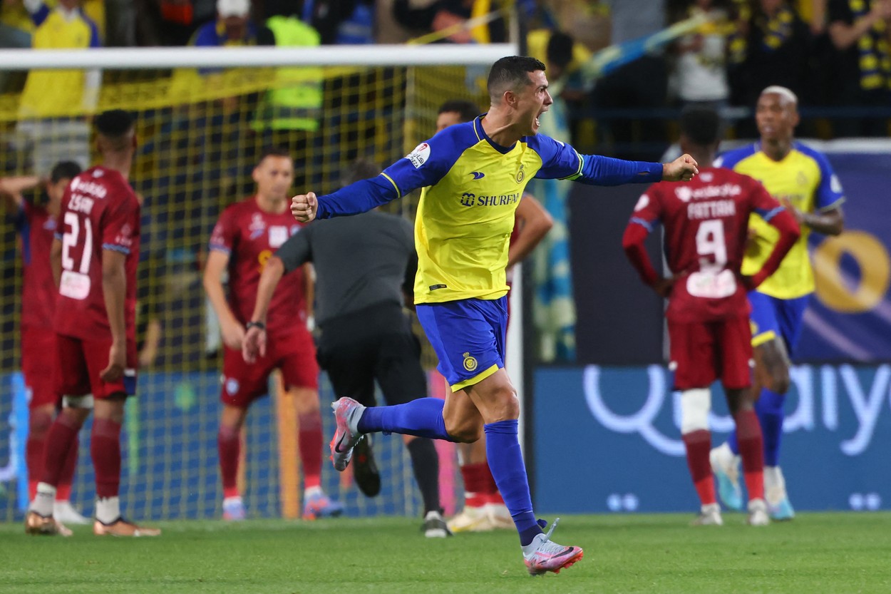 Cristiano Ronaldo e de neoprit la Al Nassr! Portughezul a înscris o nouă „dublă” și are cifre fantastice în Arabia Saudită | VIDEO