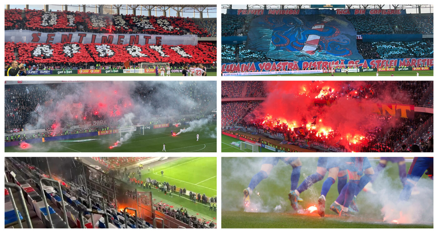 OFICIAL | Au venit sancțiunile după derby-ul din Ghencea! Steaua și Dinamo, amendate asemănător de FRF. ”Câinii” sunt la a treia penalitate sportivă în play-off