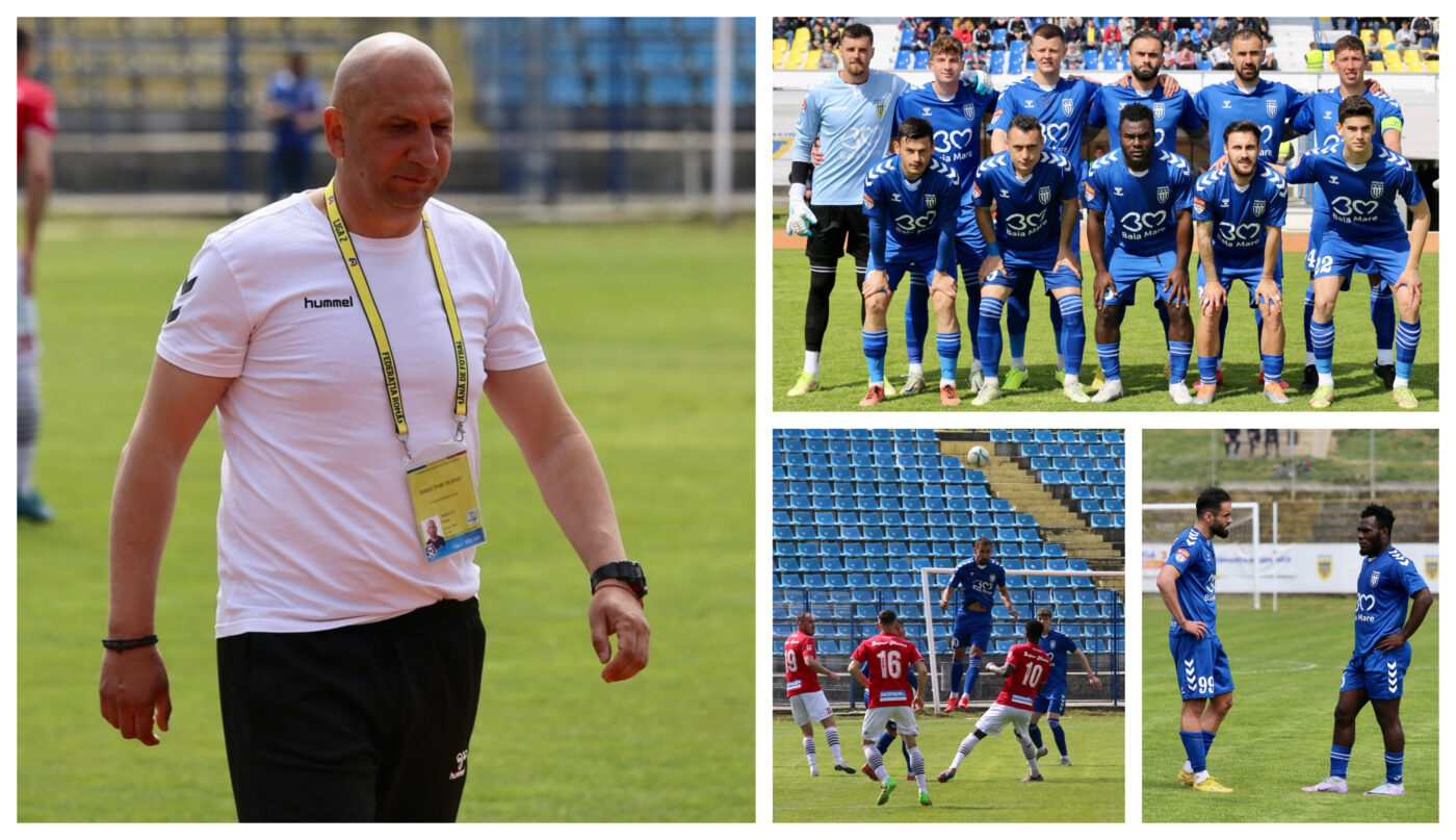 Minaur Baia Mare, a patra echipă care retrogradează direct din Liga 2 în acest sezon. Se ține Vasile Miriuță de promisiune și demisionează?