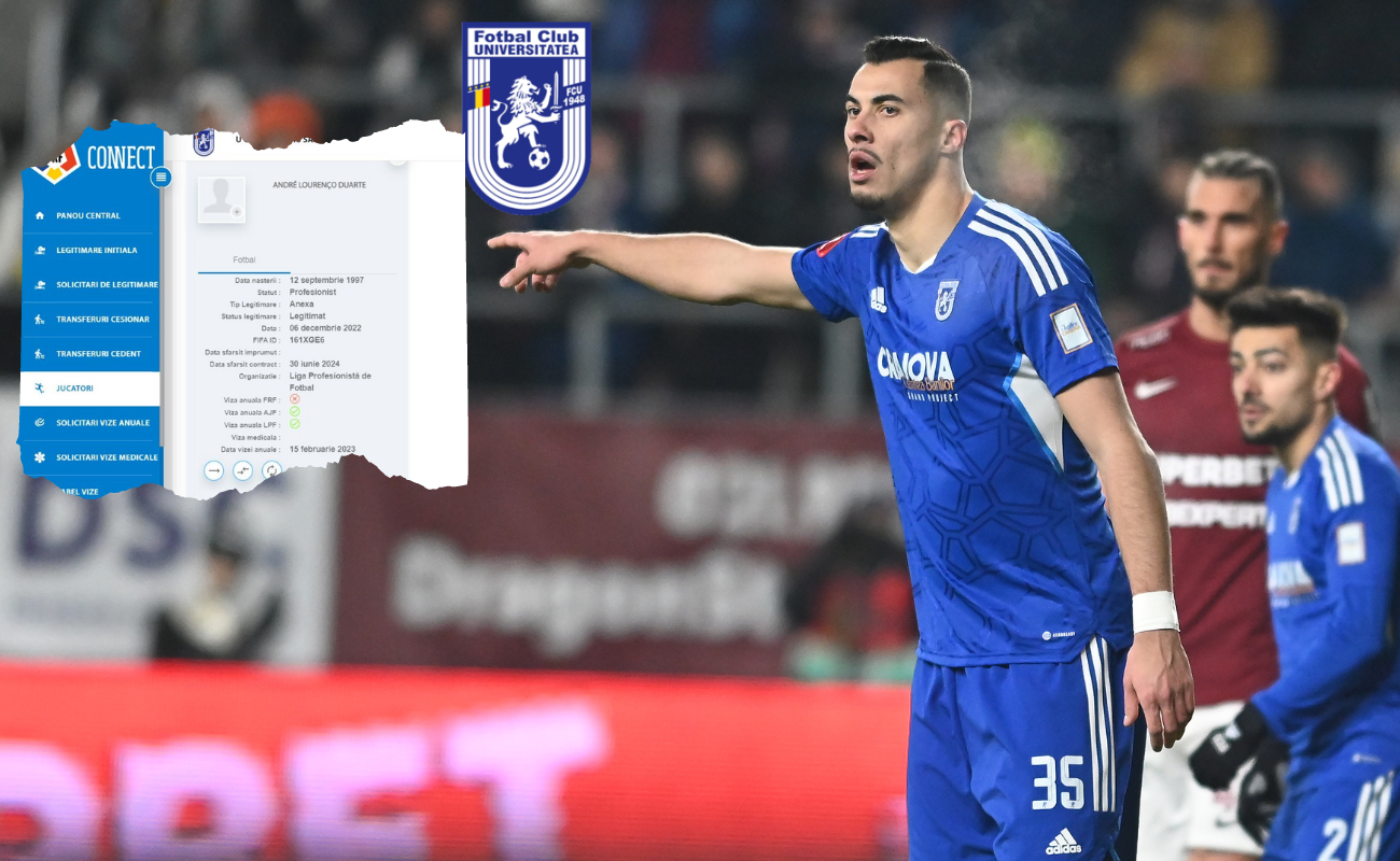 Bombă la FC U Craiova! ProSport are documentul care dovedește că impresarul lui Andre Duarte și-a dat acordul pentru contractul de comision și acordul pe doi ani! Agentul face presiuni pe Adrian Mititelu pentru a-l transfera pe jucător | EXCLUSIV