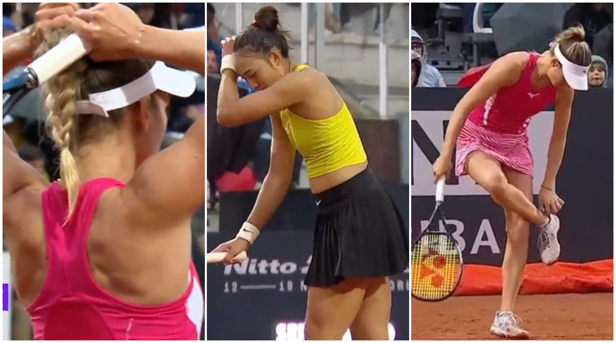 Ce a pățit o jucătoare de tenis după ce arbitrul a refuzat să oprească meciul, deși ploua cu găleata la Roma! Comentatorilor nu le-a venit să creadă: „N-am mai văzut așa ceva!” VIDEO