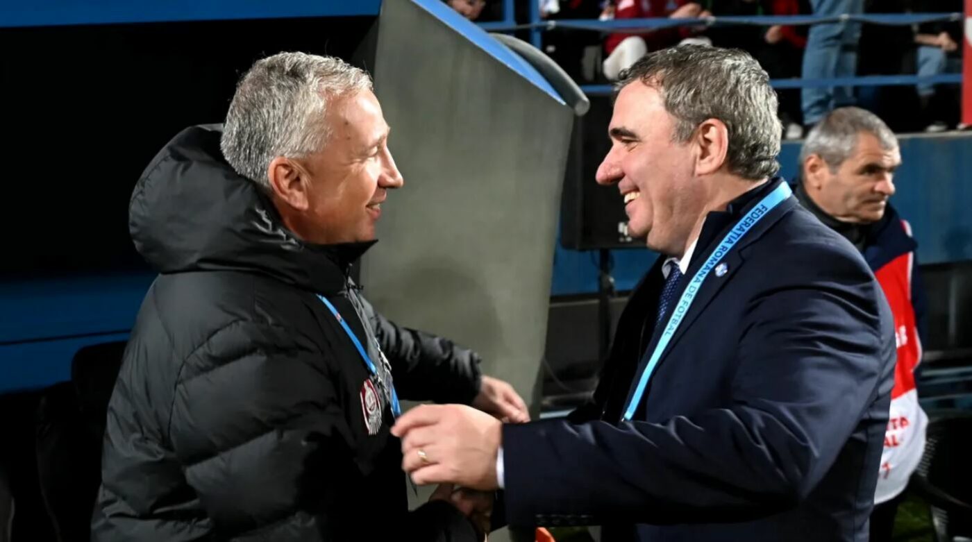 Cum l-a felicitat Dan Petrescu pe Gică Hagi pentru triumful din Superliga și ce spune despre șansele Farului în preliminariile UEFA Champions League: „Îl cunosc foarte bine, nu se va face de râs!”