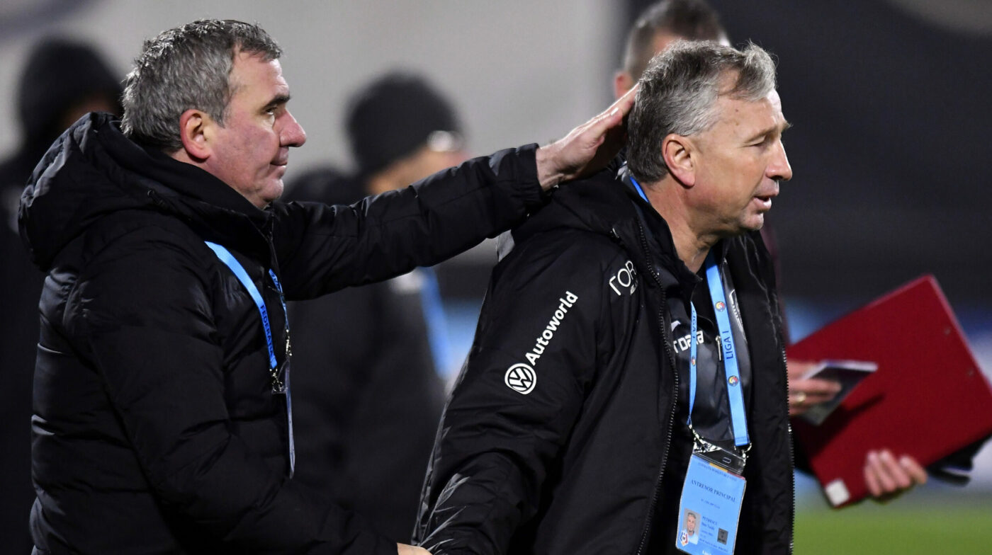 Dan Petrescu a discutat cu Gică Hagi după scandalul de la finalul meciului CFR Cluj – Farul! Ce i-a scris „Bursucul”