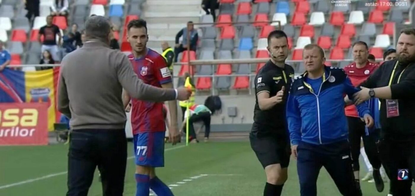 Dorinel Munteanu și Daniel Oprița s-au luat la ceartă după CSA Steaua – Oțelul Galați! Motivul care a declanșat conflictul între cei doi antrenori