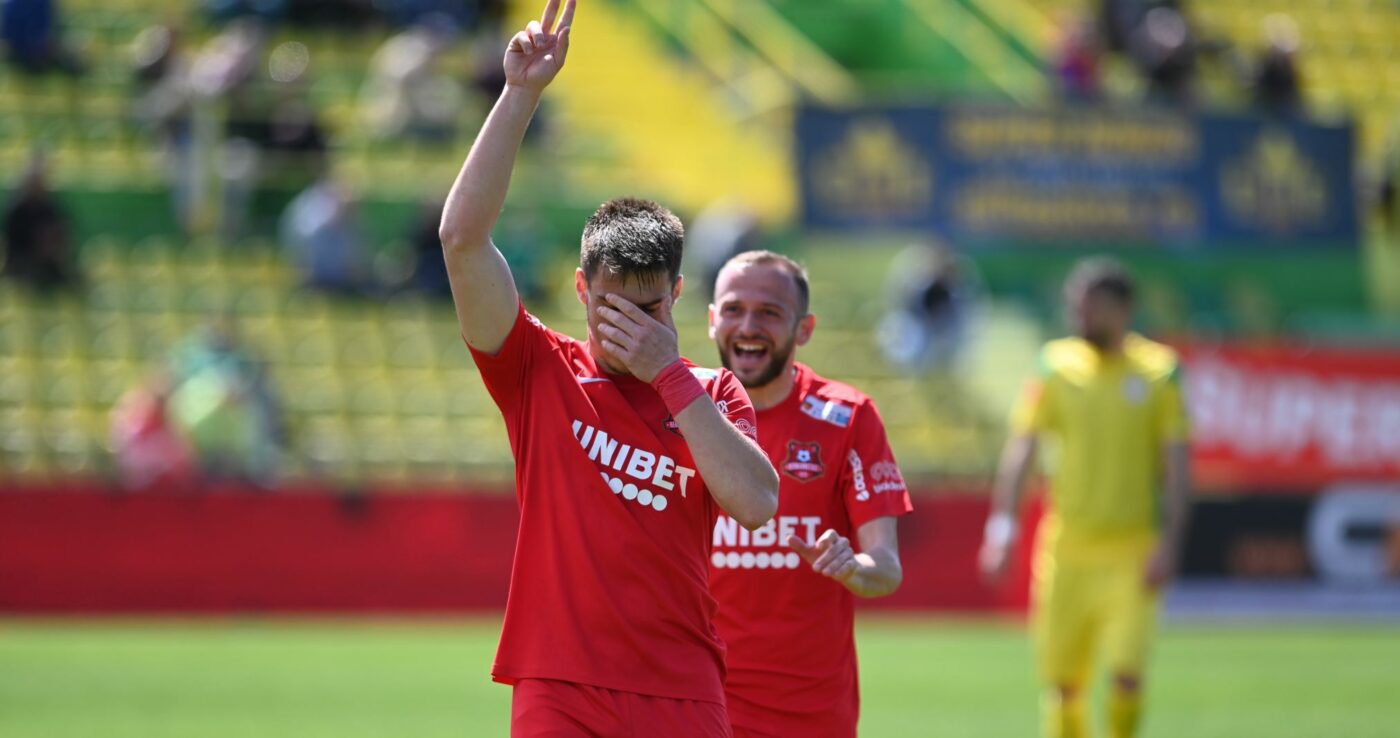 Daniel Paraschiv a contribuit cu un gol în Hermannstadt – UTA Arad 2-1, iar acum speră la un transfer de top: „Sunt pregătit să fac pasul la un nivel superior”