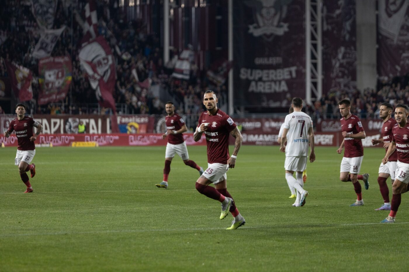 Marko Dugandzic i-a pus gând rău lui Andrea Compagno, după Rapid – CFR Cluj 3-1. A înscris o dublă și a transmis: „O să dau totul pentru a fi cel mai bun marcator din Superliga”