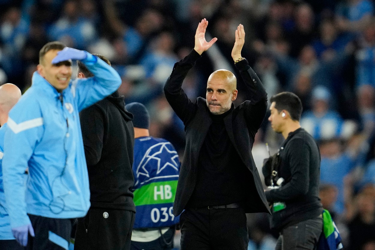 Pep Guardiola, reacție triumfătoare după ce Manchester City a spulberat-o pe Real Madrid cu 4-0! „Anul trecut puteam să le dăm 7! Am jucat cu durerea de atunci!”. Ce jucător consideră că este mai important decât Haaland? Disclaimer: nu e Bernardo Silva!