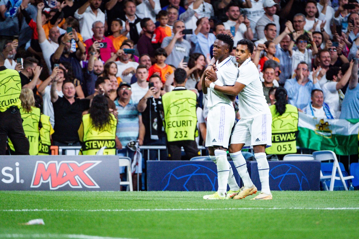 Real Madrid, definiția pragmatismului în prima repriză a meciului cu Manchester City! Performanța reușită pentru prima dată după 19 ani! Ce bornă impresionantă a bifat Vinicius Junior