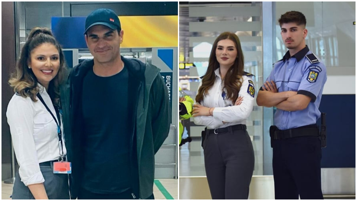 Poliția de Frontieră Română, reacție fabuloasă când Roger Federer și-a făcut apariția pe Aeroportul „Henri Coandă”: „Suntem la datorie!” FOTO