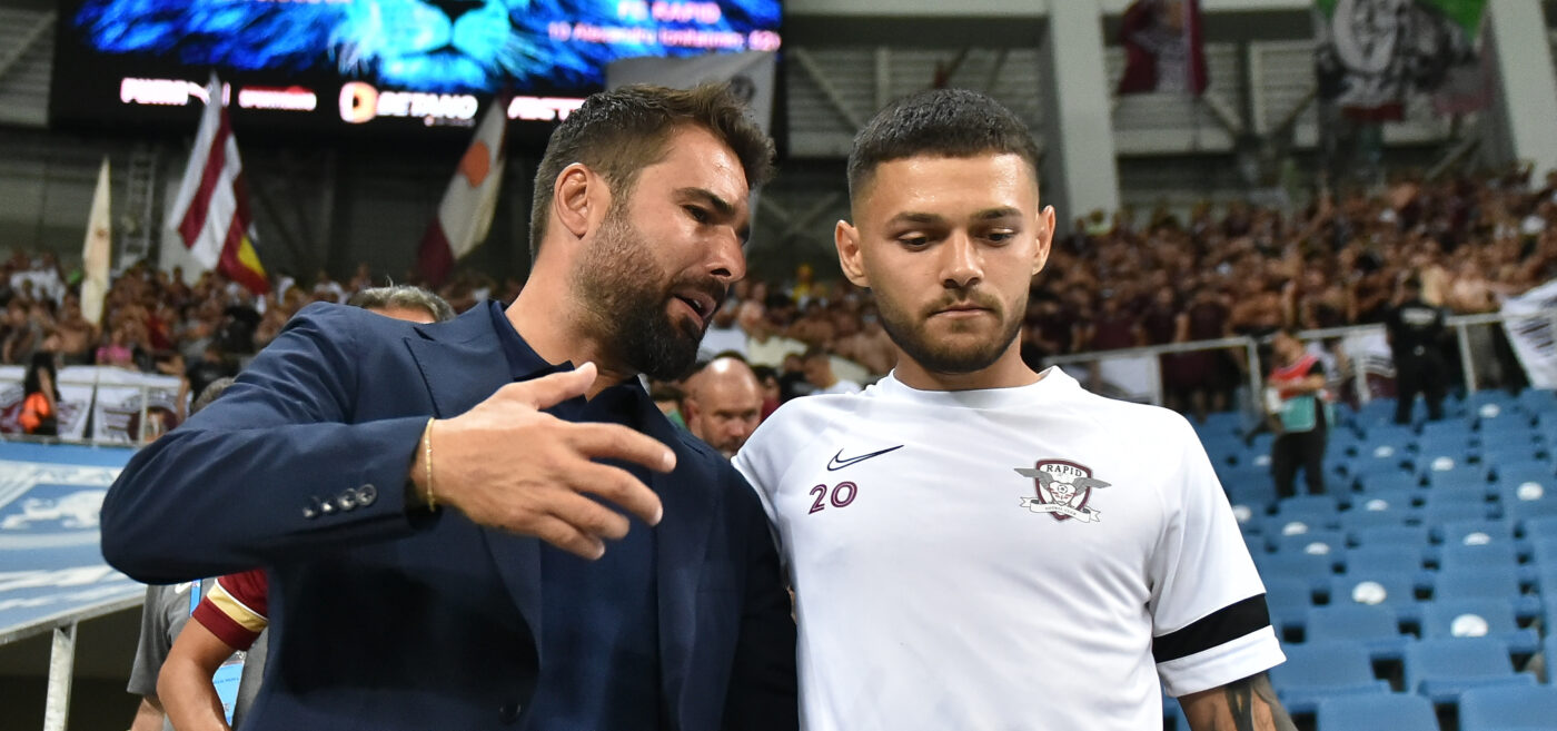 Cum l-a umilit Adrian Mutu pe Alex Ioniță, idolul fanilor giuleșteni, după ce Băluță a înscris pentru 3-0! Ce s-a întâmplat în minutul 28 poate însemna finalul pentru mijlocaș în tricoul Rapidului!