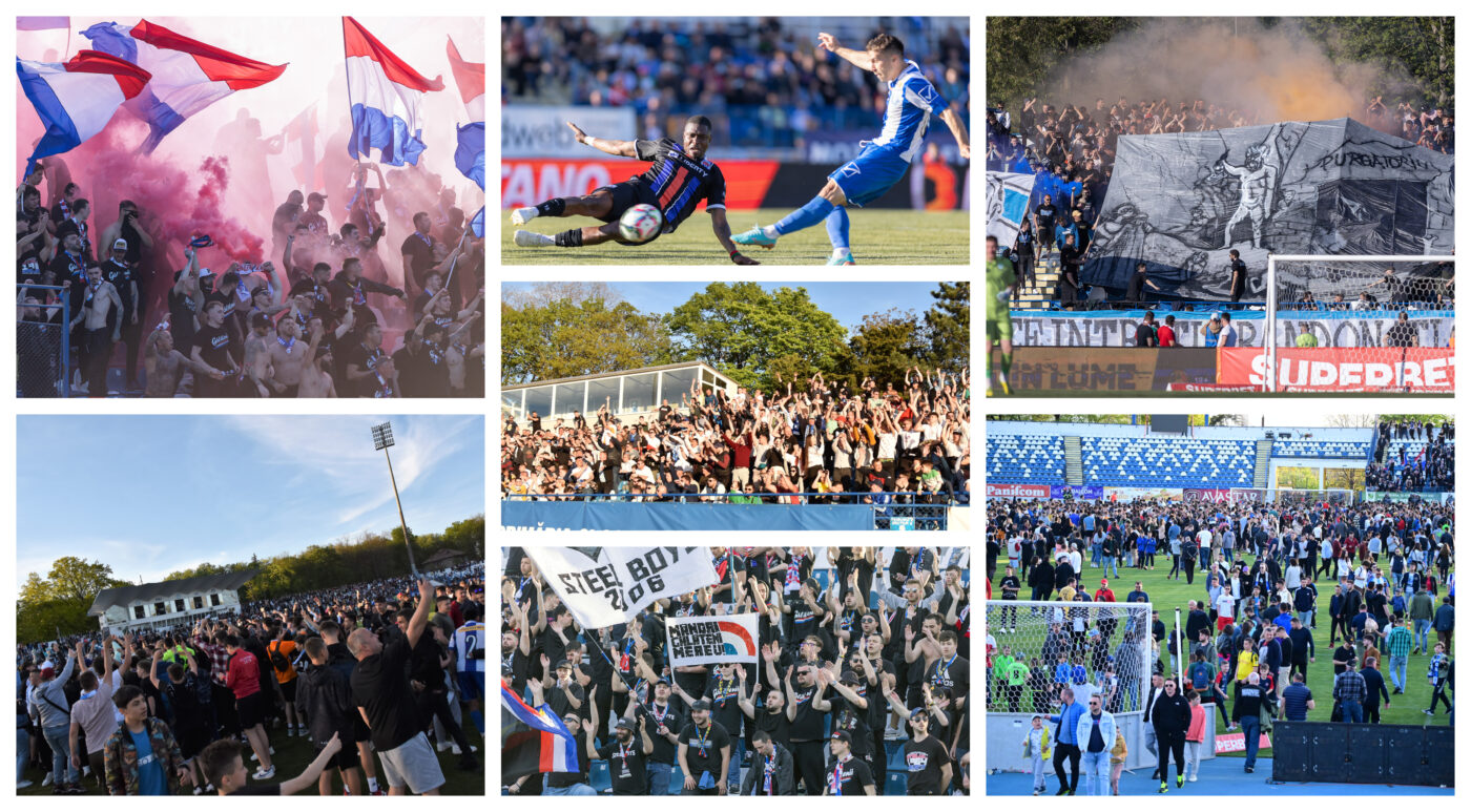 REPORTAJ | Copoul a respirat fotbal, din nou, după foarte mulți ani! Străzi blocate, cozi de mașini, pâlcuri de suporteri pe bulevard și un stadion plin. Cum a trăit Iașiul derby-ul moldav cu Oțelul și promovarea în SuperLigă
