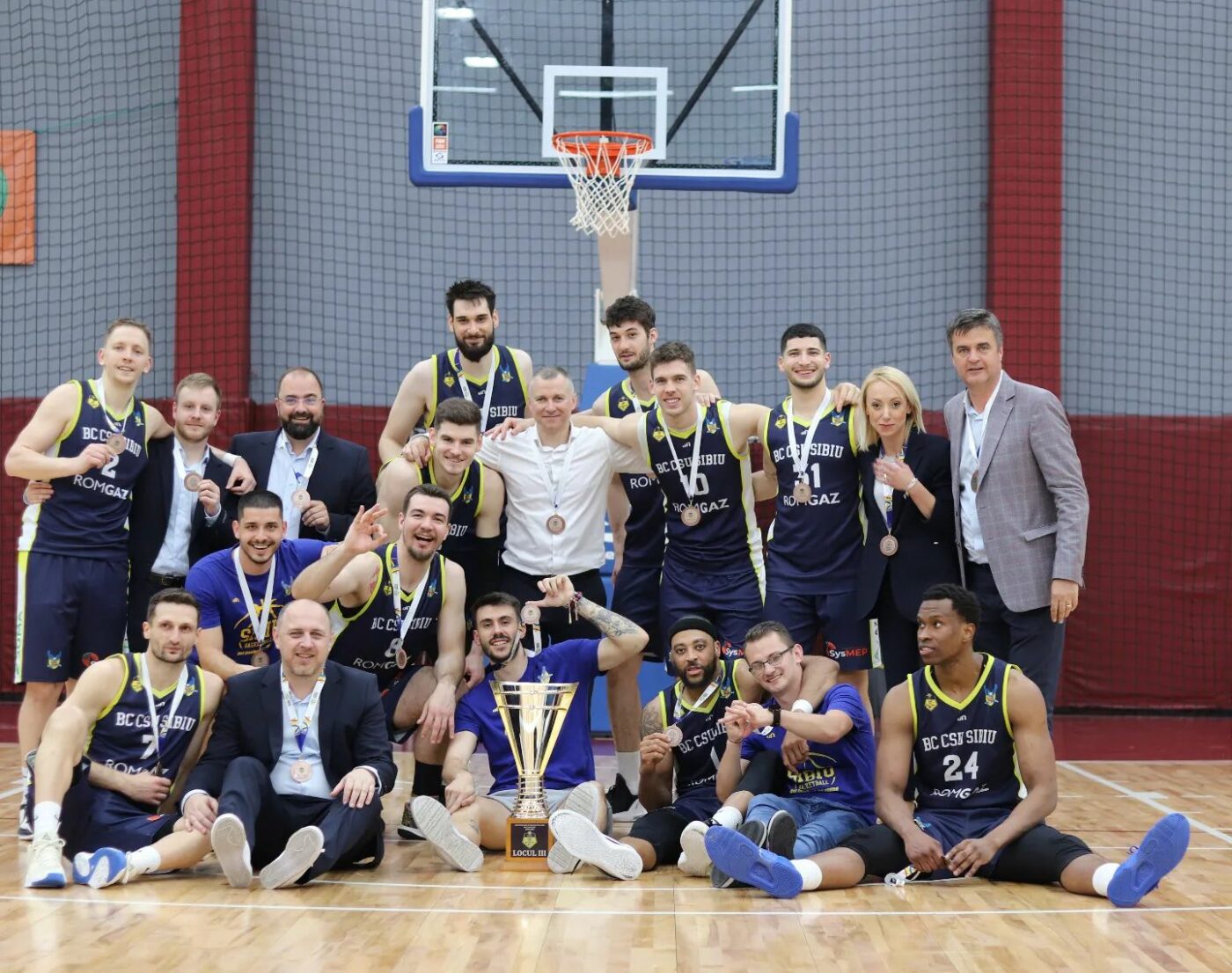 Rapid, doar locul 4 în Liga Națională de baschet masculin! CSU Sibiu a luat medalia de bronz