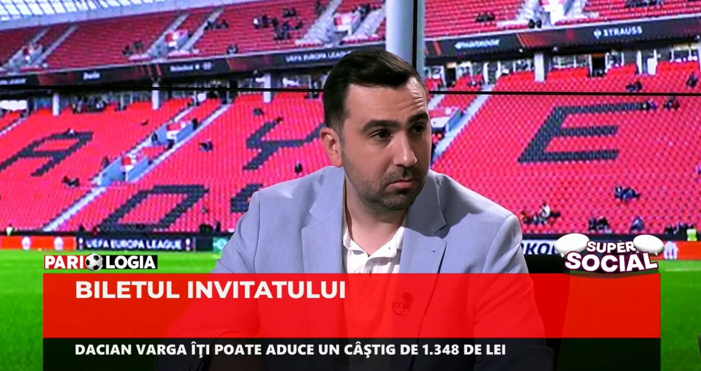 „Biletul invitatului”, prezentat de Dacian Varga în cadrul emisiunii Pariologia! Cotă totală de 33,71 propusă de fostul fotbalist | PARIOLOGIA