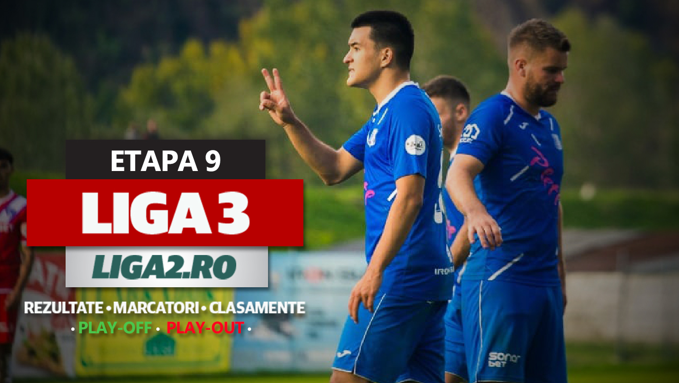 Liga 3 | Ultima etapă din play-off și penultima din play-out. Șoimii Lipova va juca baraj de promovare, FCSB 2 a retrogradat. 8-0, scorul rundei