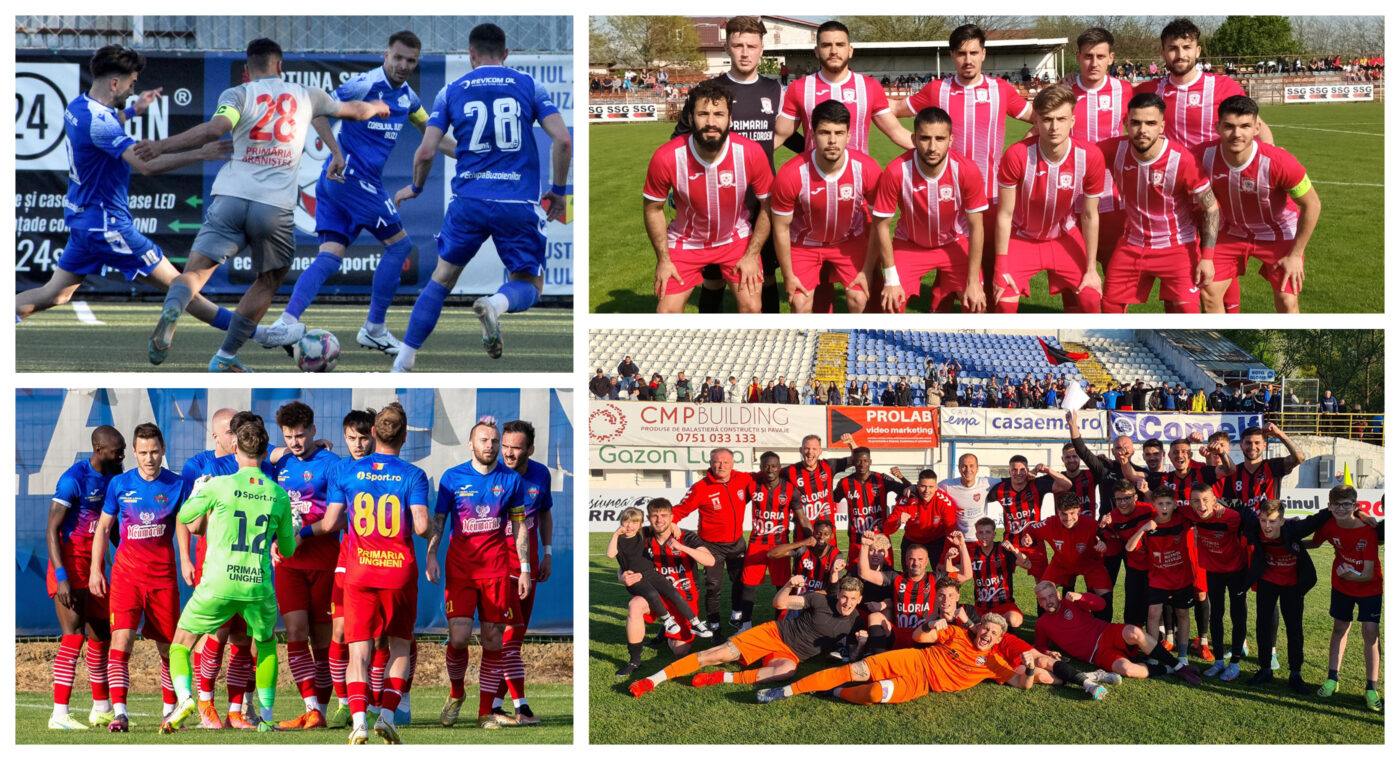 Se cunosc încă trei semifinale din barajul pentru promovarea în Liga 2. Cele mai recente patru cluburi care și-au asigurat prezența în faza următoare a Ligii 3 și singura serie care nu își știe campioana