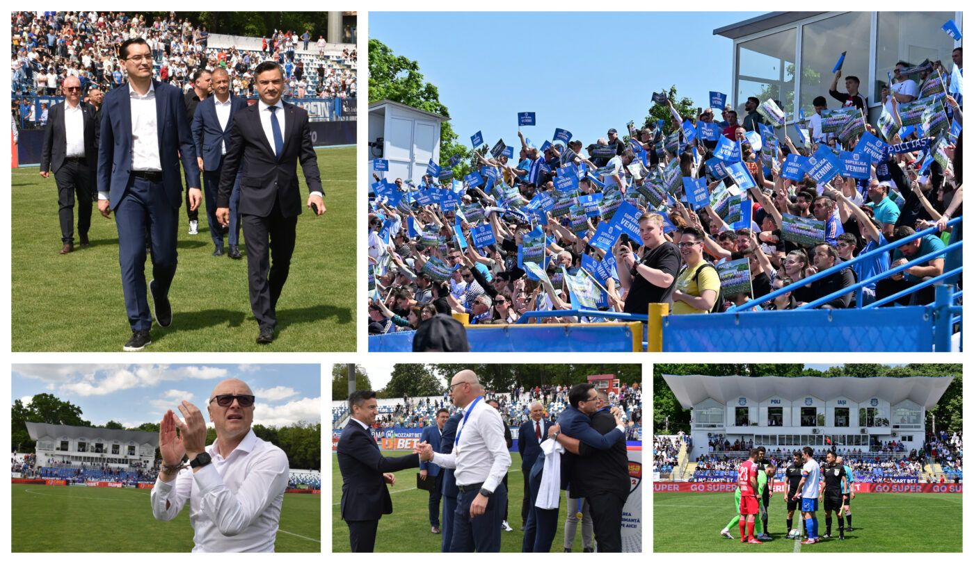 Ieșenii, revoltați la finalul jocului cu Dinamo! L-au huiduit și pe primarul Mihai Chirica, nu numai pe Răzvan Burleanu. Motivul care i-a făcut să reacționeze
