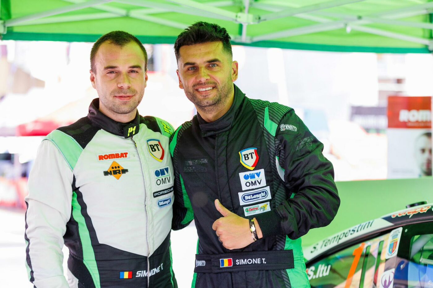 Nicolae Dică a lăsat fotbalul pentru senzațíi tari! A fost copilotul lui Simone Tempestini în mașina de raliu la peste 200 km/h | FOTO