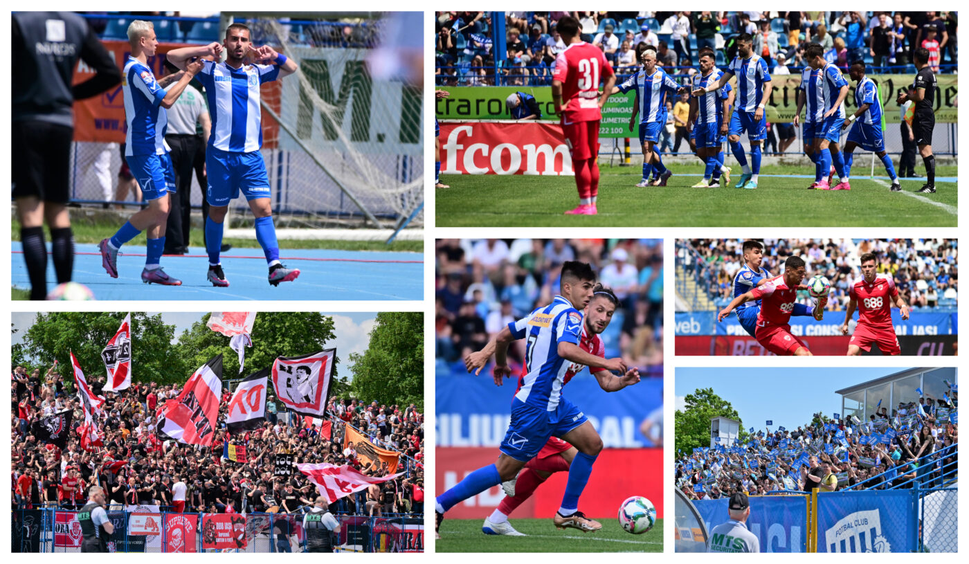 Poli Iași, final en-fanfare de sezon! Echipa lui Leo Grozavu a spulberat Dinamo cu goluri marcate de doi jucători foști la FCSB