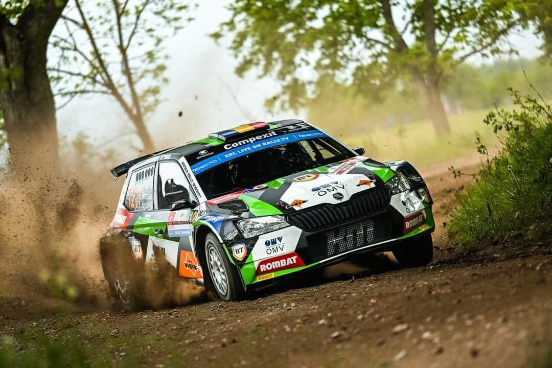 Românii, evoluție excelentă în Campionatul European de Raliuri! Simone Tempestini și Norbert Maior au impresionat în Polonia | FOTO