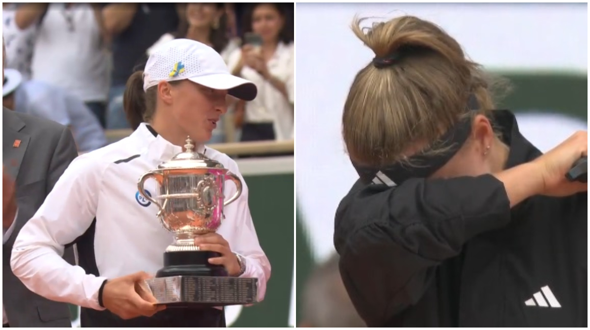 Momente emoționante după finala feminină de la Roland Garros! Ce au declarat Iga Swiatek și Karolina Muchova cu ochii în lacrimi: „Nu m-aș fi aflat aici fără ajutorul vostru!”