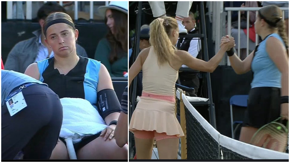 Imagini bulversante la meciul Jelena Ostapenko – Camila Giorgi de la Eastbourne! Gesturile făcute de letonă înainte de a se retrage | FOTO & VIDEO