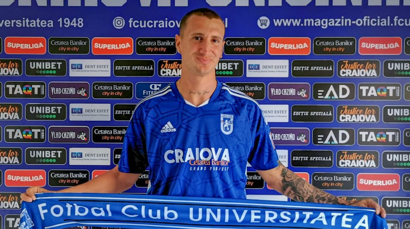 ProSport, confirmat: FC U Craiova a oficializat al treilea transfer al verii! Fotbalistul italian trecut pe la FC Basel și Monza a semnat cu gruparea lui Adrian Mititelu