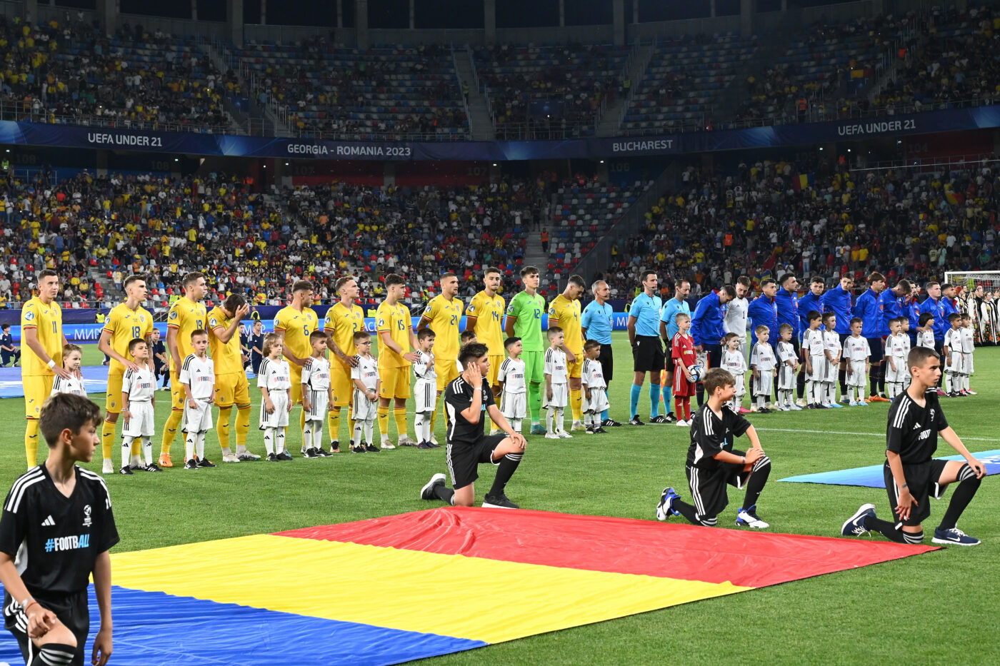 Gafă colosală a organizatorilor la meciul România – Spania 0-3, de la EURO U21! Spectatorilor nu le venea să creadă ce aud în difuzoare
