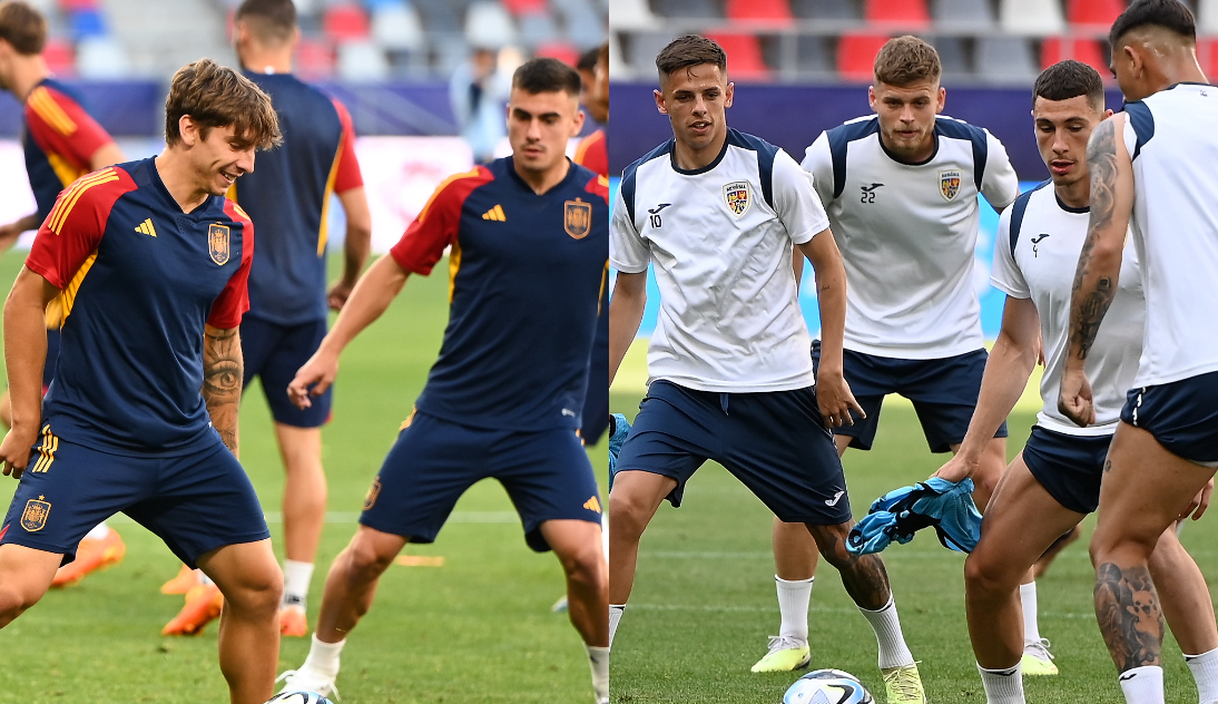 România U21 – Spania U21, ora 21.45, Live Video Online în grupa B de la EURO 2023. Meci de foc pentru „tricolorii” mici la debut. Echipele de start