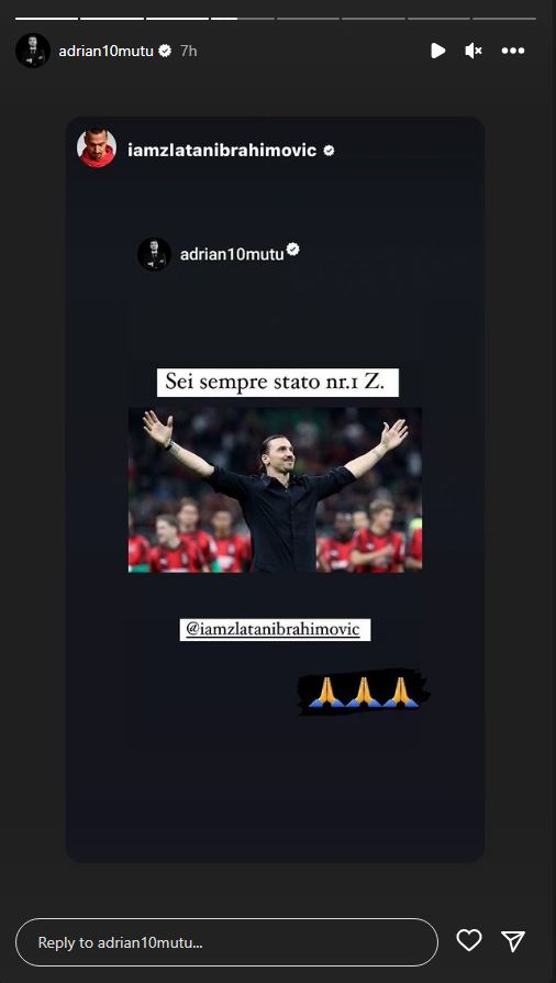 Adrian Mutu și Zlatan Ibrahimovic