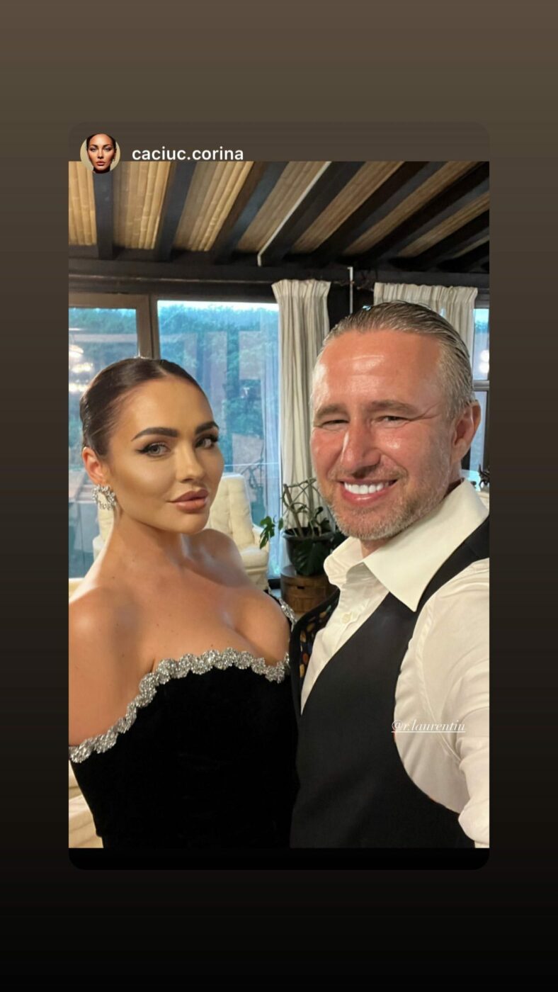 Corina Caciuc și Laurențiu Reghecampf au făcut furori pe rețelele de socializare