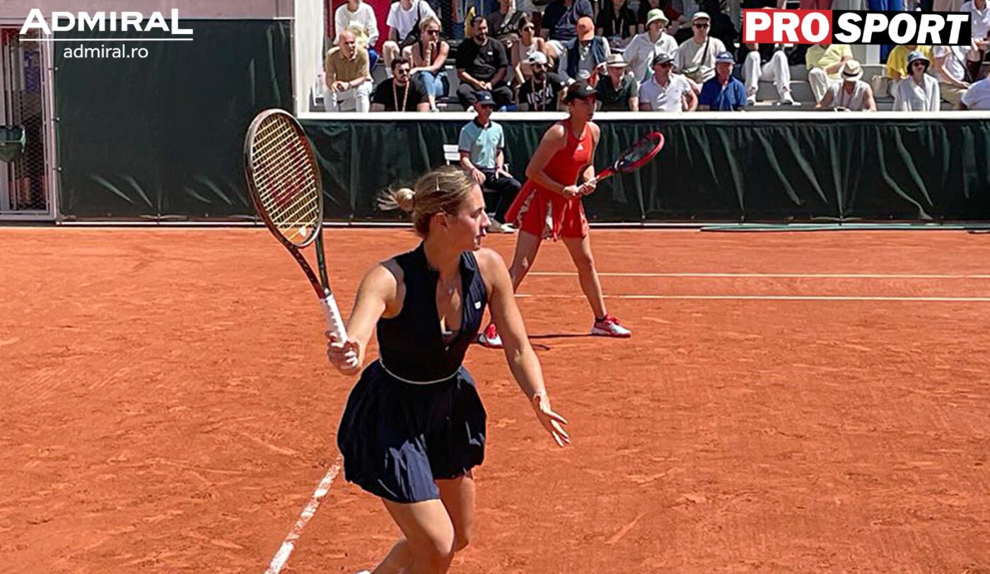 Gabriela Ruse luptă să rămână cea mai bună româncă de la Roland Garros, la dublu: „Am încercat să jucăm la fel toate punctele” | FOTO & VIDEO EXCLUSIV | CORESPONDENȚĂ DE LA ROLAND GARROS